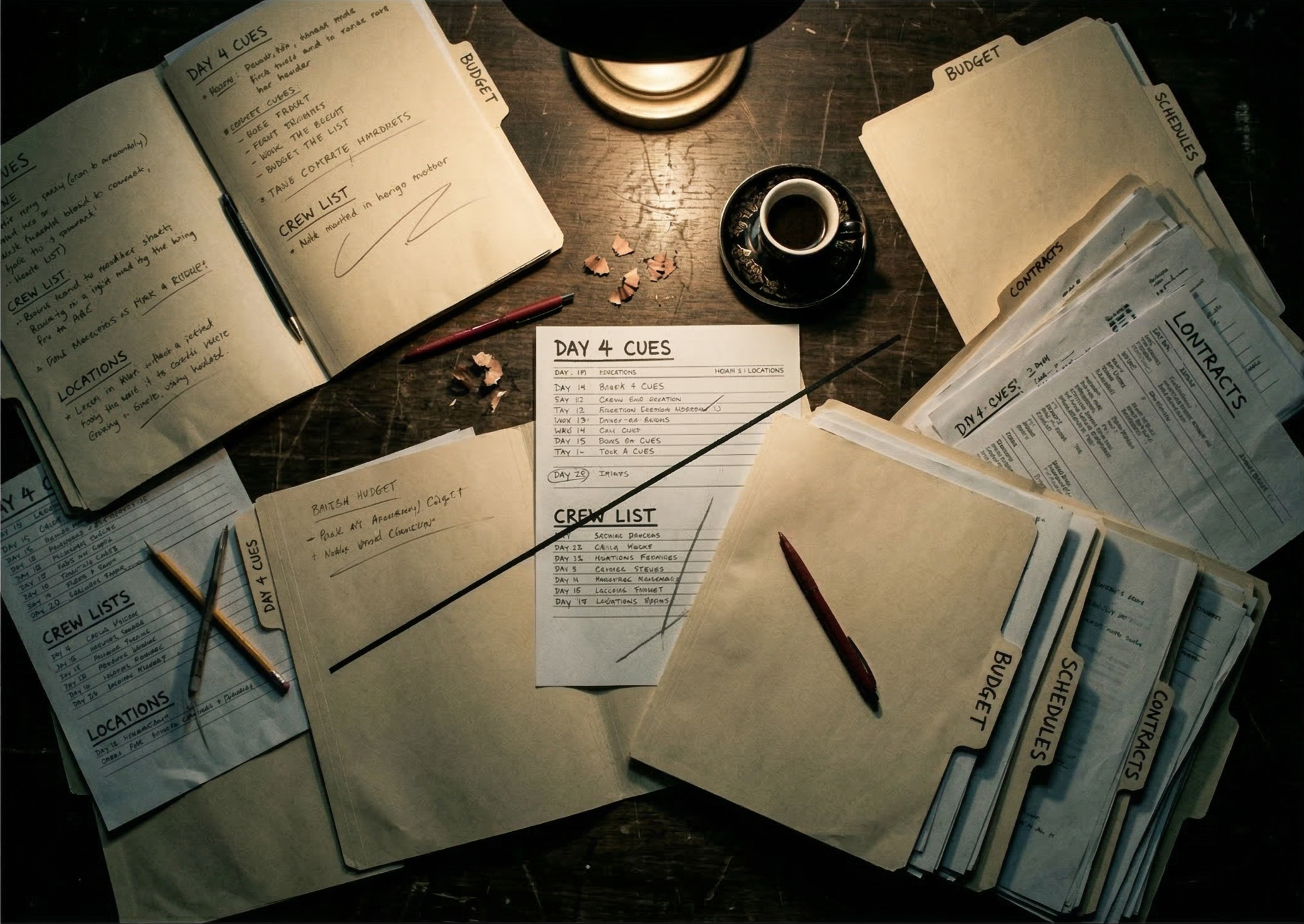 Workshop planning wall for art management