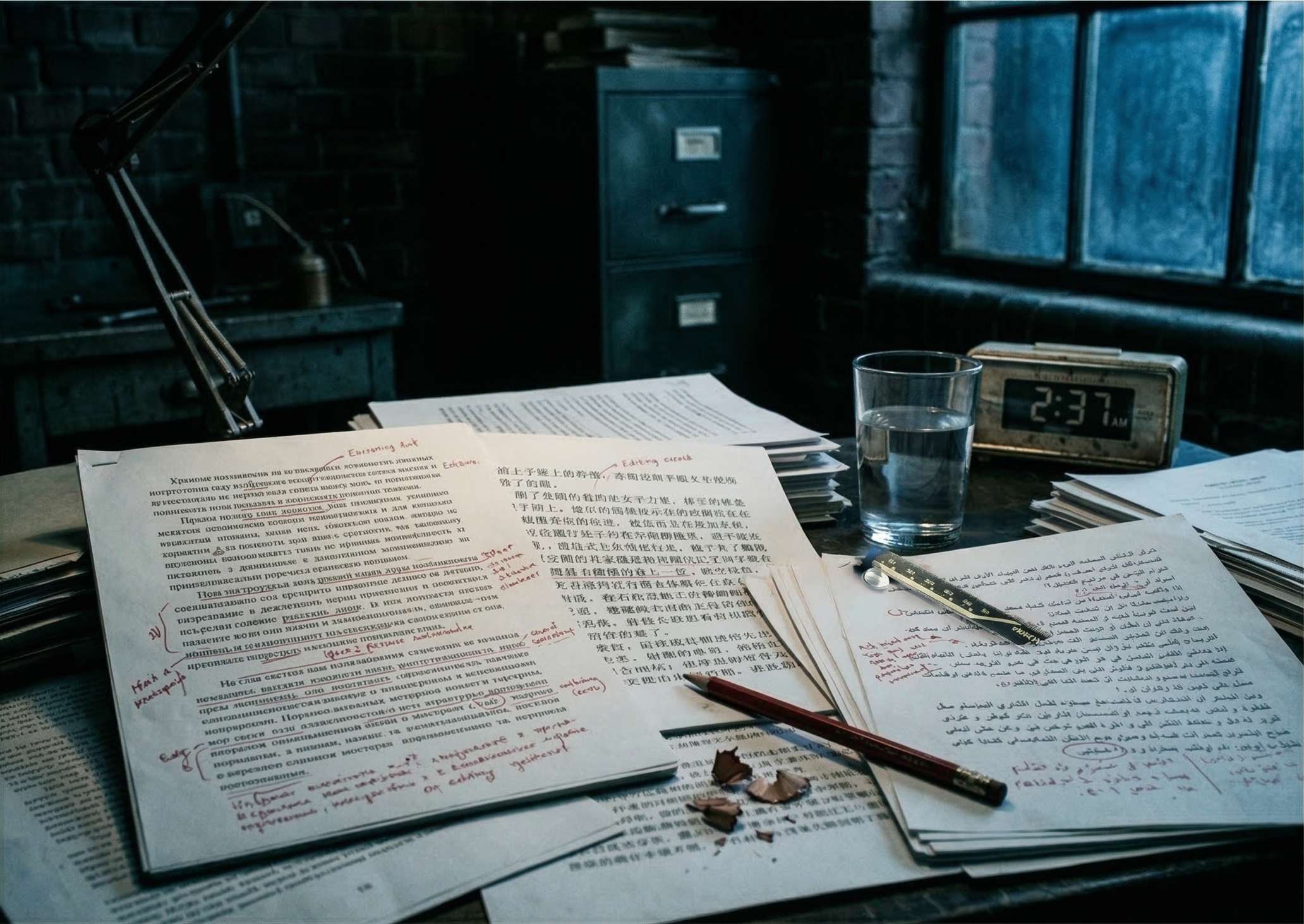 Marked multilingual pages for content localization